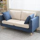 24" Wide Contemporary Sofa Fabric Square Arm 2 Seater Seating