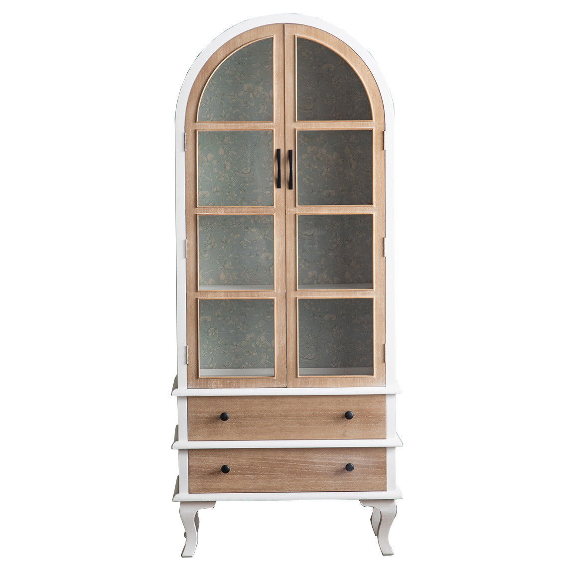 Solid Wood Cabinet Industrial Stain Resistant Accent Cabinet 30"L x 14"W x 69"H White Clearhalo 'Cabinets & Chests' 'cabinets_chests' 'furn' 'furn_cabinets_chests' 'Furniture' 'Living Room Furniture' 7173251