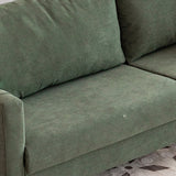 Asiento estándar de brazo cuadrado de tela de sofá de 25 "de ancho con almacenamiento