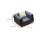 Modern Genuine Leather Sofa 29.52" High Pillow Top Arm  Sofa