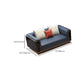 Modern Genuine Leather Sofa 29.52" High Pillow Top Arm  Sofa