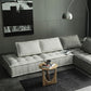 29.92" High Sofa Contemporary Armless Sofa with Bolster Pillows
