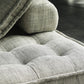 29.92" High Sofa Contemporary Armless Sofa with Bolster Pillows