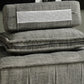 29.92" High Sofa Contemporary Armless Sofa with Bolster Pillows