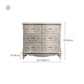 Mid-century Modern Solid Wood Chest in White Rectangle Cabinet with Drawers Clearhalo 'Cabinets & Chests' 'cabinets_chests' 'furn' 'furn_cabinets_chests' 'Furniture' 'Living Room Furniture' 7173625