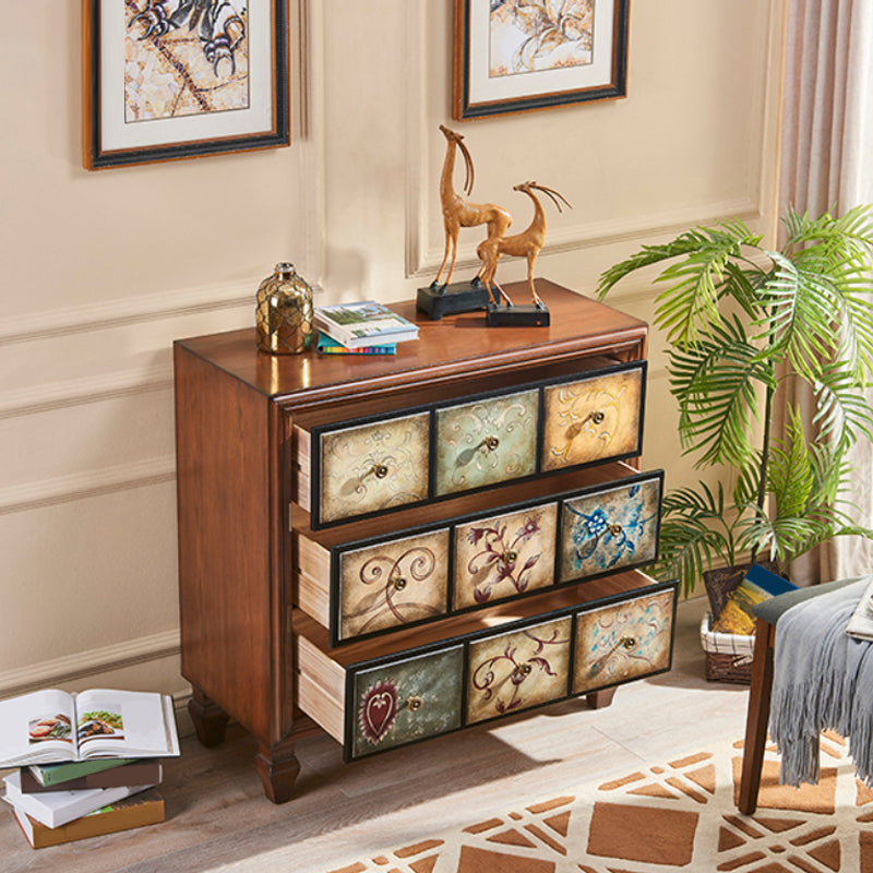 MEDING MEDCIMENTO MODERNO MODERNO 16.14 "Accento largo, mobile laterale del rettangolo di legno