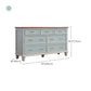 Mid-century Modern Wooden Chest in Blue Rectangle Accent Chest with Drawers Clearhalo 'Cabinets & Chests' 'cabinets_chests' 'furn' 'furn_cabinets_chests' 'Furniture' 'Living Room Furniture' 7173664