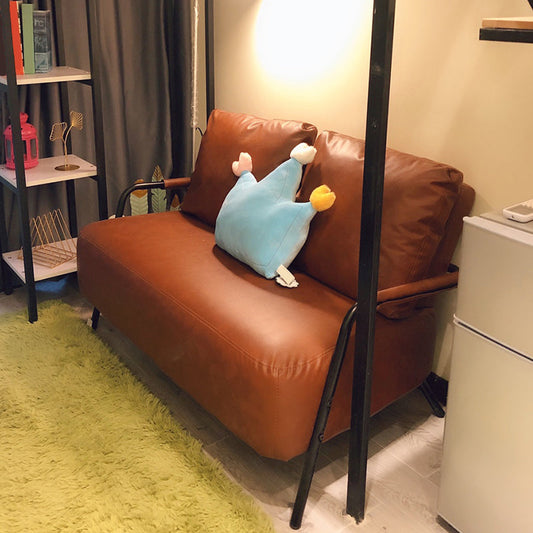 Metal Stationary Loveseat Cushions Back Standard Sofa with Pillows Clearhalo 'furn' 'furn_sofas' 'Furniture' 'Living Room Furniture' 'Sofa' 'sofas' 7174219