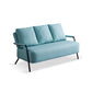 Metal Stationary Loveseat Cushions Back Standard Sofa with Pillows Mint Green Cotton and Linen Clearhalo 'furn' 'furn_sofas' 'Furniture' 'Living Room Furniture' 'Sofa' 'sofas' 7174226