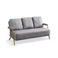 Metal Stationary Loveseat Cushions Back Standard Sofa with Pillows Light Gray Tech Cloth Clearhalo 'furn' 'furn_sofas' 'Furniture' 'Living Room Furniture' 'Sofa' 'sofas' 7174229