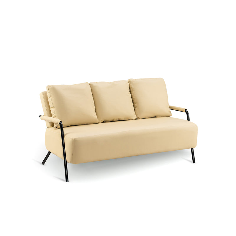 Stationary Loveseat Cushions Back Standard Sofa with Pillows