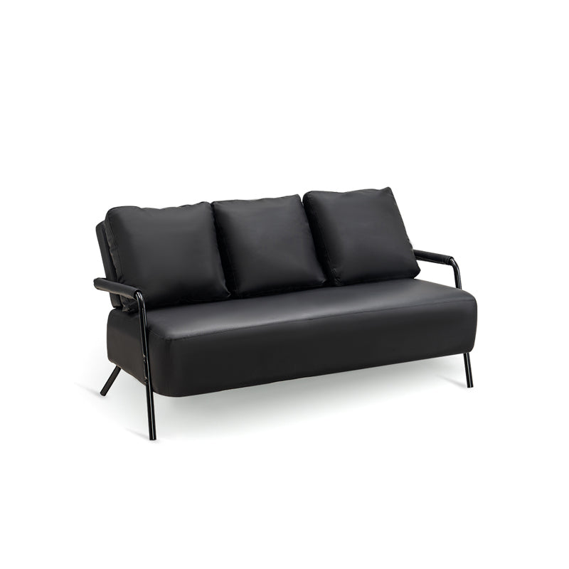 Stationary Loveseat Cushions Back Standard Sofa with Pillows