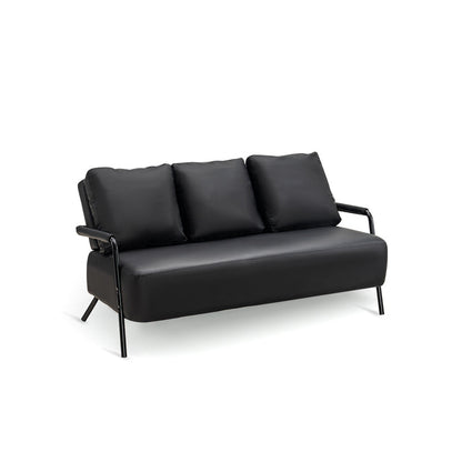 Stationary Loveseat Cushions Back Standard Sofa with Pillows