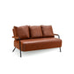Stationary Loveseat Cushions Back Standard Sofa with Pillows