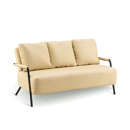 Stationary Loveseat Cushions Back Standard Sofa with Pillows