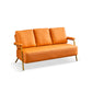 Stationary Loveseat Cushions Back Standard Sofa with Pillows