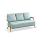 Stationary Loveseat Cushions Back Standard Sofa with Pillows