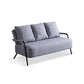 Stationary Loveseat Cushions Back Standard Sofa with Pillows