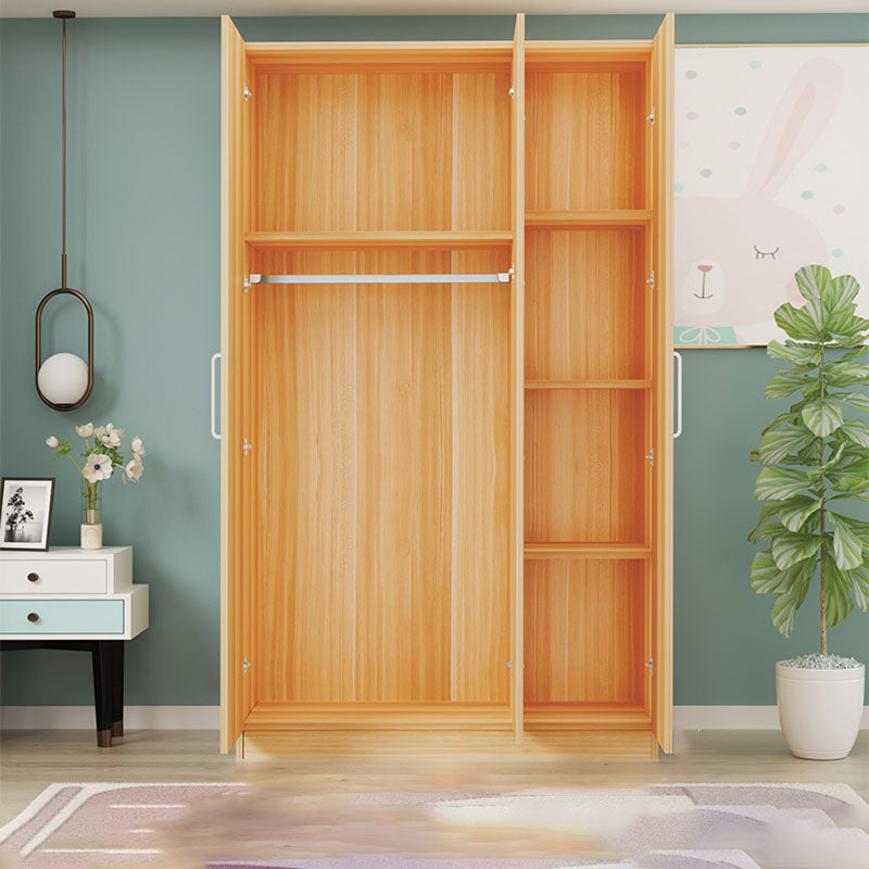 Armate di armadio in stile contemporaneo Combinazione in legno per la camera da letto