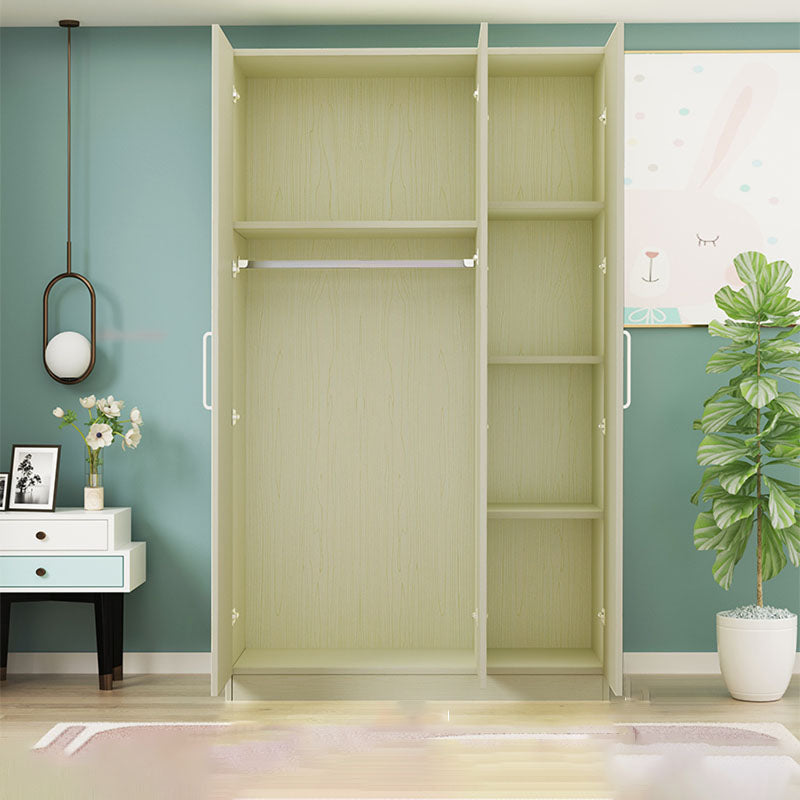 Armate di armadio in stile contemporaneo Combinazione in legno per la camera da letto