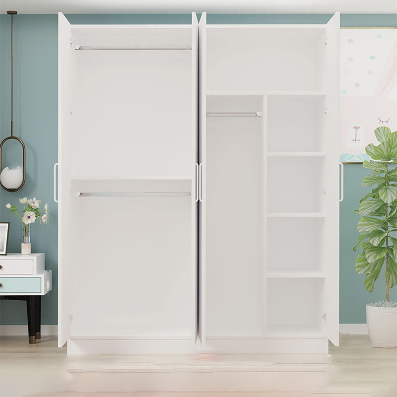 Armate di armadio in stile contemporaneo Combinazione in legno per la camera da letto