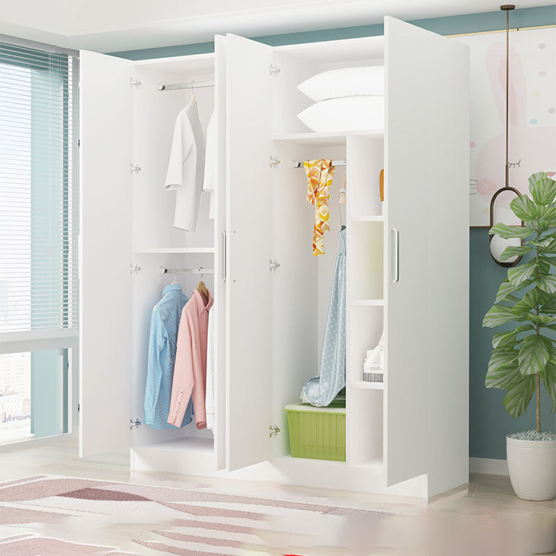 Armate di armadio in stile contemporaneo Combinazione in legno per la camera da letto