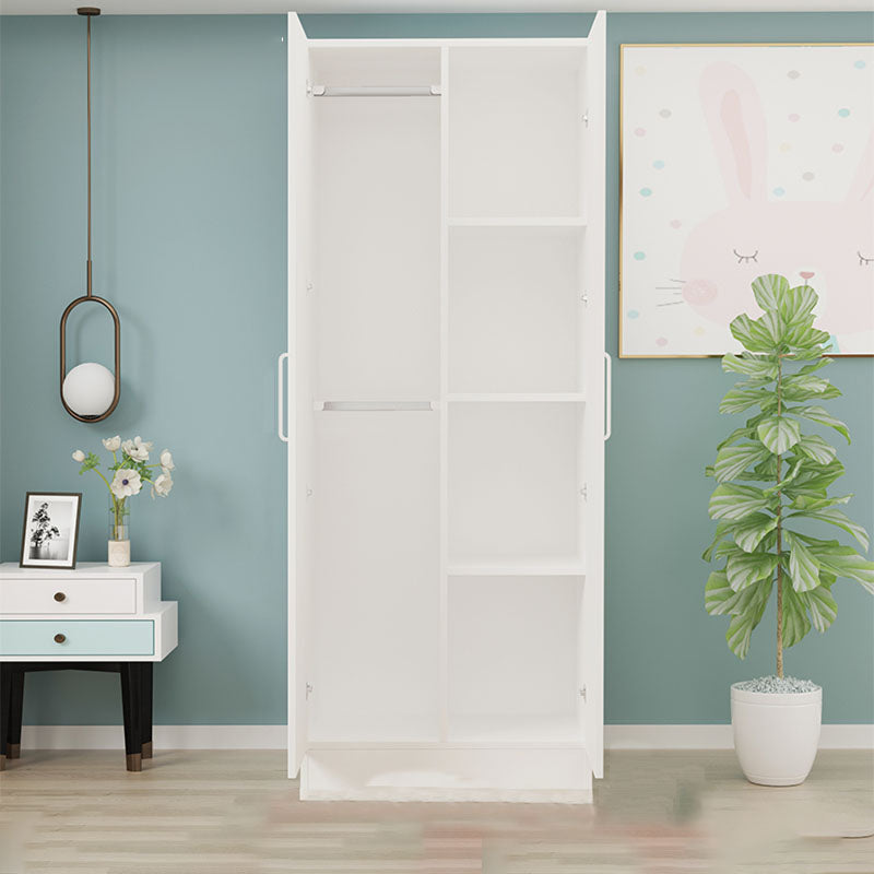 Armate di armadio in stile contemporaneo Combinazione in legno per la camera da letto