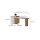 Modern Free Form Dining Table Stone Top Dinette Table with Storage Clearhalo 'Dining Tables & Seating' 'Dining Tables' 'dining_table' 'furn' 'furn_dining_table' 'Furniture' 'Kitchen & Dining Furniture' 7177852