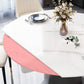 Modern Sintered Stone Dining Table Drop-Leaf Dinner Table for Dining Room