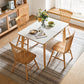 Stone Top Dinette Table with Wooden Frame Modern White Home Dining Table Clearhalo 'Dining Tables & Seating' 'Dining Tables' 'dining_table' 'furn' 'furn_dining_table' 'Furniture' 'Kitchen & Dining Furniture' 7177926