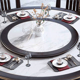 Rubberwood Frame Dinette Table Traditional Round Indoor Dining Table Clearhalo 'Dining Tables & Seating' 'Dining Tables' 'dining_table' 'furn' 'furn_dining_table' 'Furniture' 'Kitchen & Dining Furniture' 7177958