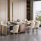 Sintered Stone Dining Table Modern Rectangle Dinner Table for Dining Room Clearhalo 'Dining Tables & Seating' 'Dining Tables' 'dining_table' 'furn' 'furn_dining_table' 'Furniture' 'Kitchen & Dining Furniture' 7177988