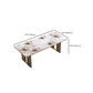 Sintered Stone Dining Table Modern Rectangle Dinner Table for Dining Room Clearhalo 'Dining Tables & Seating' 'Dining Tables' 'dining_table' 'furn' 'furn_dining_table' 'Furniture' 'Kitchen & Dining Furniture' 7177997