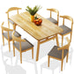 Modern Dining Table Rectangle Wooden Dinner Table for Dining Room Clearhalo 'Dining Tables & Seating' 'Dining Tables' 'dining_table' 'furn' 'furn_dining_table' 'Furniture' 'Kitchen & Dining Furniture' 7178050