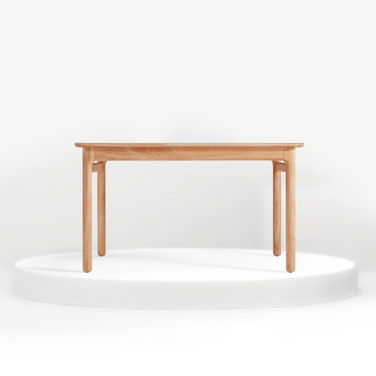 Solid Wood Frame Dining Table Rectangle Dinette Table for Home Clearhalo 'Dining Tables & Seating' 'Dining Tables' 'dining_table' 'furn' 'furn_dining_table' 'Furniture' 'Kitchen & Dining Furniture' 7178066