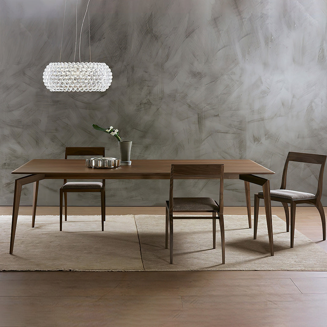 Matte Finish Rectangle Dining Table Modern Wooden Dinette Table Clearhalo 'Dining Tables & Seating' 'Dining Tables' 'dining_table' 'furn' 'furn_dining_table' 'Furniture' 'Kitchen & Dining Furniture' 7178087