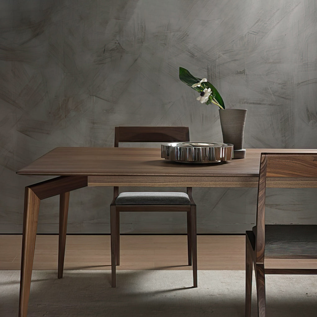 Matte Finish Rectangle Dining Table Modern Wooden Dinette Table Clearhalo 'Dining Tables & Seating' 'Dining Tables' 'dining_table' 'furn' 'furn_dining_table' 'Furniture' 'Kitchen & Dining Furniture' 7178088