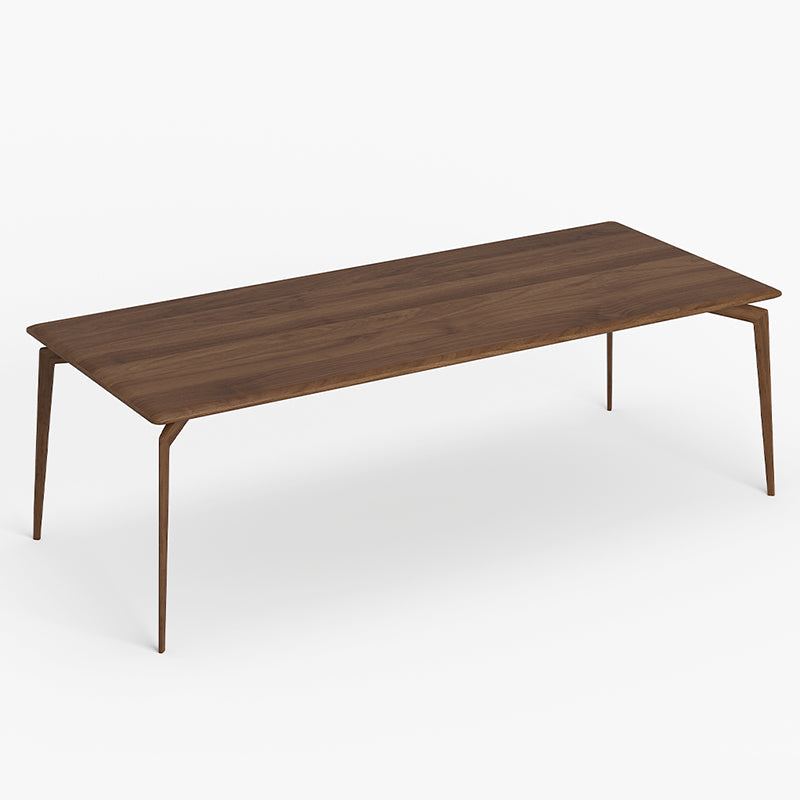 Matte Finish Rectangle Dining Table Modern Wooden Dinette Table Clearhalo 'Dining Tables & Seating' 'Dining Tables' 'dining_table' 'furn' 'furn_dining_table' 'Furniture' 'Kitchen & Dining Furniture' 7178095