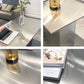 Stainless Steel Dining Table Rectangle Modern Dinner Table for Dining Room