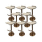 Contemporary Metal Bar Stool Footrest Counter Stool for Living Room