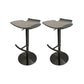 Contemporary Metal Bar Stool Footrest Counter Stool for Living Room