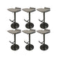 Contemporary Metal Bar Stool Footrest Counter Stool for Living Room
