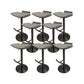Contemporary Metal Bar Stool Footrest Counter Stool for Living Room