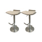 Contemporary Metal Bar Stool Footrest Counter Stool for Living Room