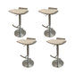 Contemporary Metal Bar Stool Footrest Counter Stool for Living Room