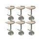 Contemporary Metal Bar Stool Footrest Counter Stool for Living Room