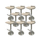 Contemporary Metal Bar Stool Footrest Counter Stool for Living Room