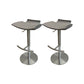 Contemporary Metal Bar Stool Footrest Counter Stool for Living Room