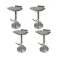 Contemporary Metal Bar Stool Footrest Counter Stool for Living Room