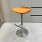 Contemporary Metal Bar Stool Footrest Counter Stool for Living Room